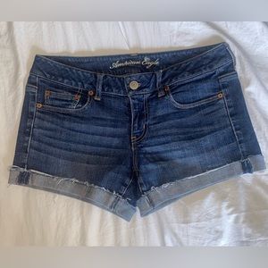 American Eagle Low Rise Denim Shorts